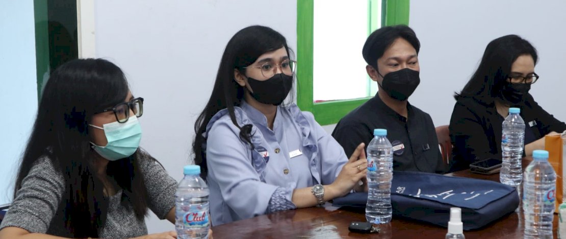 Kunjungan Archipelago International di kantor Bukamatanews.id.