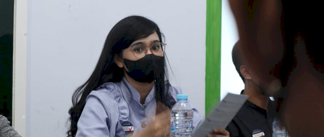 Kunjungan Archipelago International di kantor Bukamatanews.id.