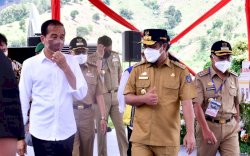 Plt Gubernur Sulsel Dampingi Jokowi Resmikan Bendungan Karalloe di Gowa - Jeneponto