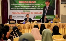 Legislator Makassar Aziz Namu Sosialisasi Perda ASI Ekslusif