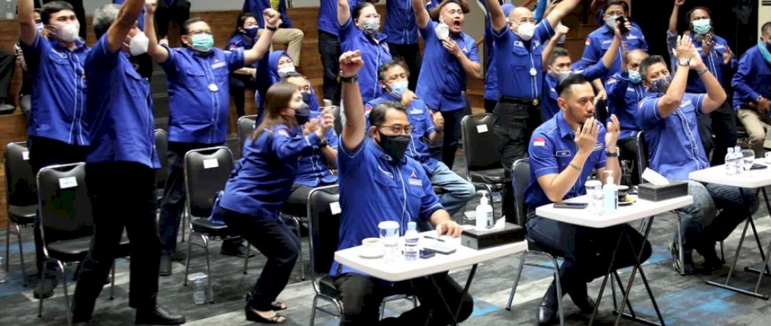 Agus Harimurti Yudhoyono bersama Pengurus DPP Partai Demokrat. IST