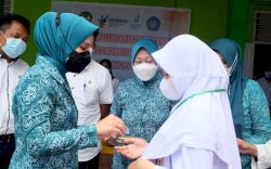 PKK Gowa Sosialisasikan Manfaat Tablet Penambah Zat Besi Bagi Remaja Putri