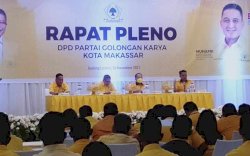 Massifkan Kepengurusan Golkar Hingga Kelurahan, Appi Pimpin Rapat Pleno