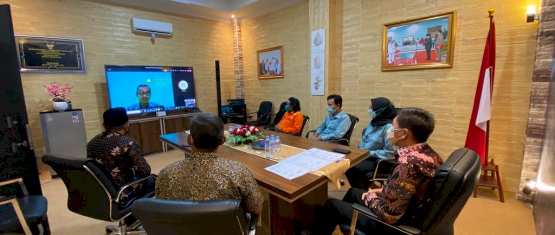 Pengibahan Puskesmas di Morowali dari PT Vale ke Pemkab Morowali dilakukan secara online, kamis (18/11/2021) lalu. 