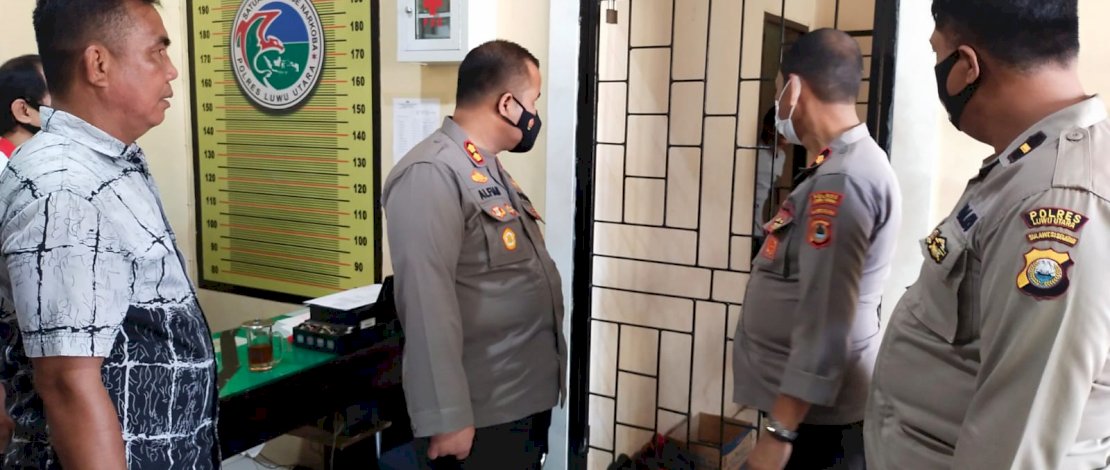 Pengecekan tiap ruangan oleh Kapolres Luwu Utara yang baru, AKBP Alfian, Kamis (25/11/2021). Pengecekan tiap ruangan oleh Kapolres Luwu Utara yang baru, AKBP Alfian, Kamis (25/11/2021).