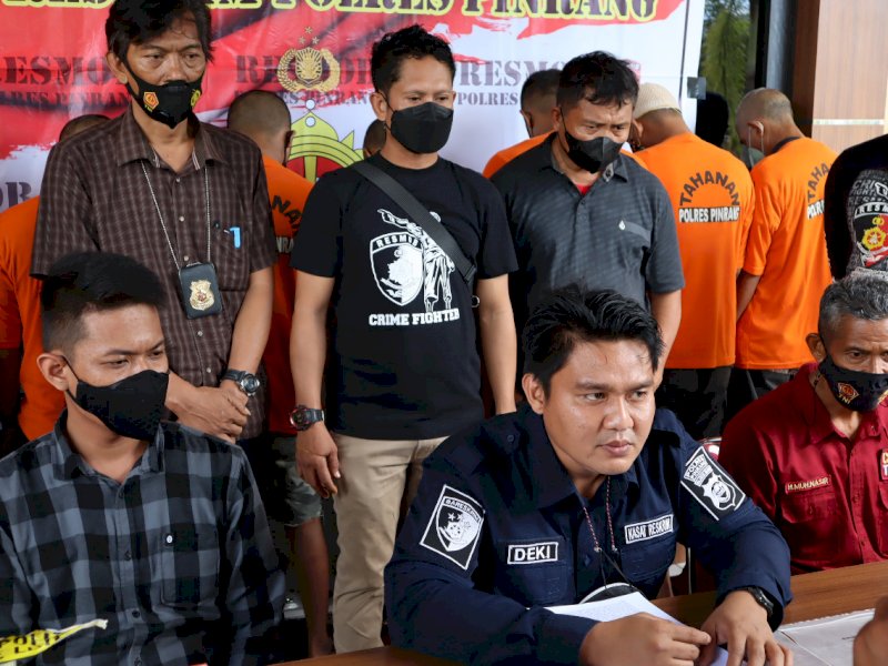 Satreskrim Polres Pinrang Rilis Pengungkapan Shobis yang Dikendalikan dari Lapas Samarinda