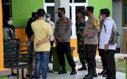 Kapolres Bersama Wabup Jeneponto Pantau Vaksin Serentak di Turatea