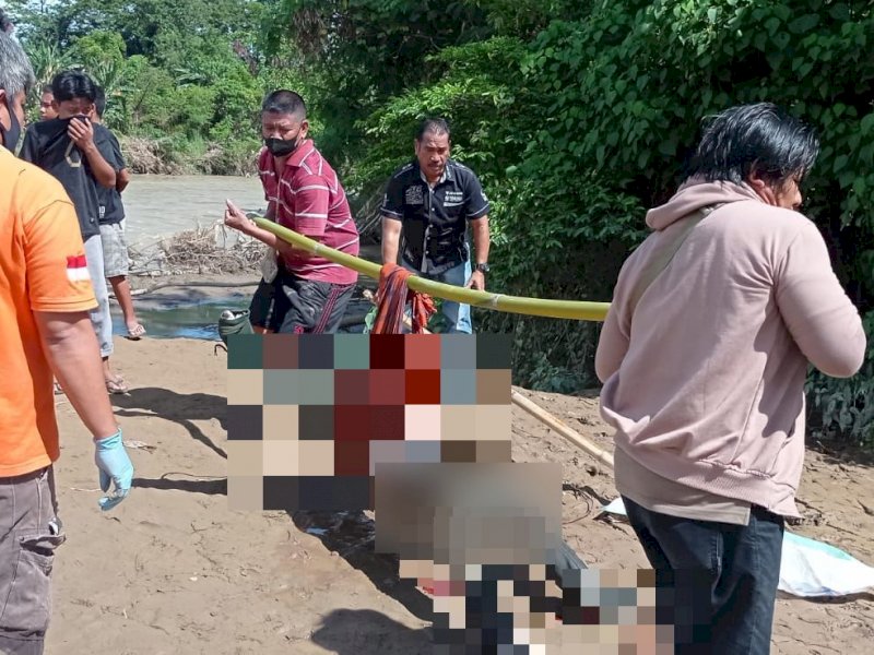 Mayat Tanpa Identitas Ditemukan Warga Terapung di Sungai Lamasi Luwu