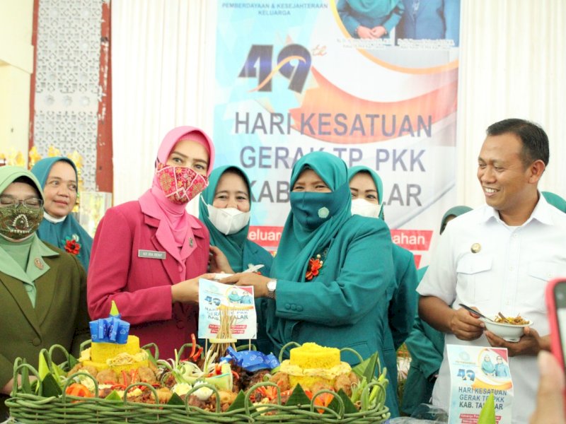 Hadiri Peringatan HKG TP PKK ke-49, Bupati Takalar: Terima Kasih PKK Telah Mengajak Para Ibu Berwirausaha