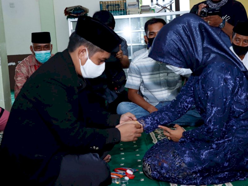 Sahhh..! Pernikahan Tahanan Polres Bulukumba Banjir Air Mata