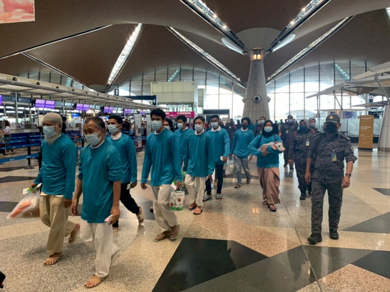 Pemerintah Kembali Fasilitasi Pemulangan Ratusan WNI dari Malaysia