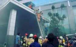 Polisi Periksa Empat Saksi Soal Kebakaran Gedung Cyber