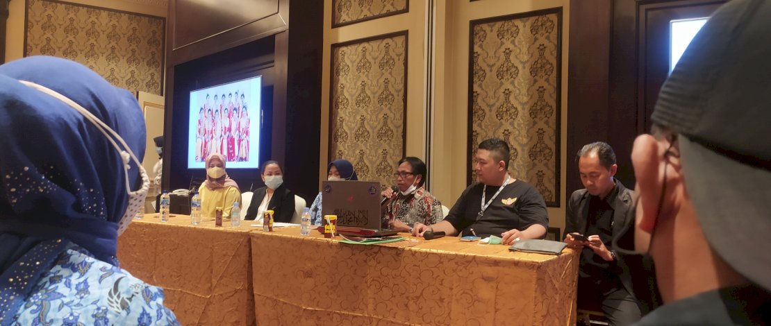 Konferensi pers Indonesia Beauty Expo 2021, Senin (29/11).