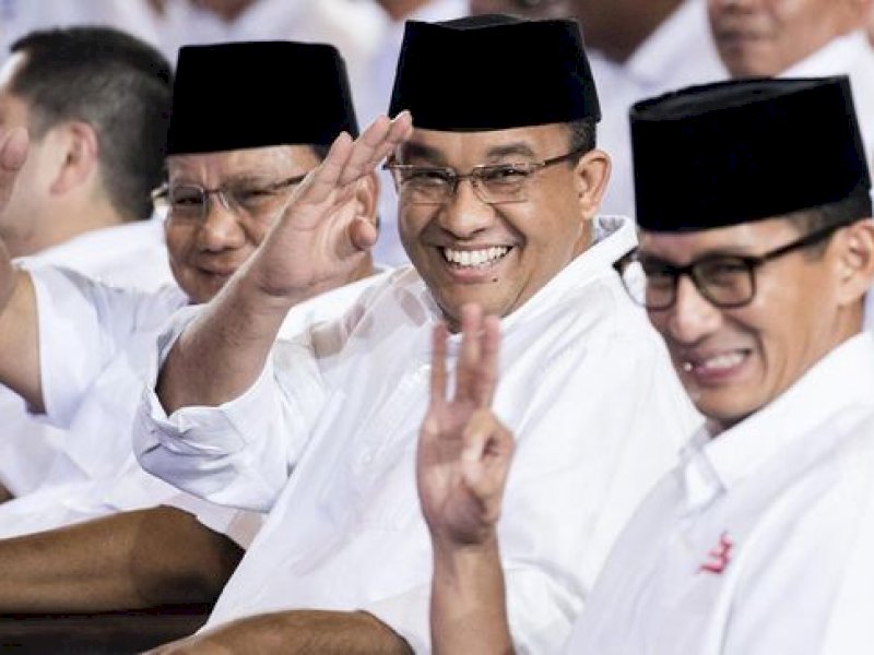 Elektabilitas Anies Baswedan Tertinggi, Pemilih Prabowo Lirik Sandiaga Uno