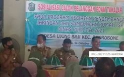 Jalin Kerjasama, PDAM - Kejari Takalar Sosialisasi Calon Pelanggan di Sanrobone