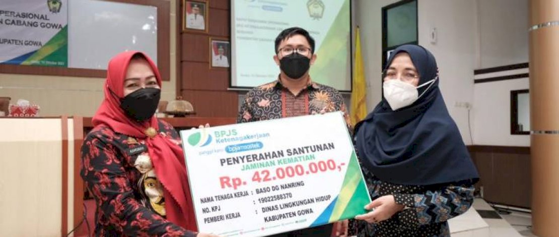 SKPD Pemkab Gowa Diminta Daftarkan Pegawai Non ASN Jadi Peserta BPJS Ketenagakerjaan