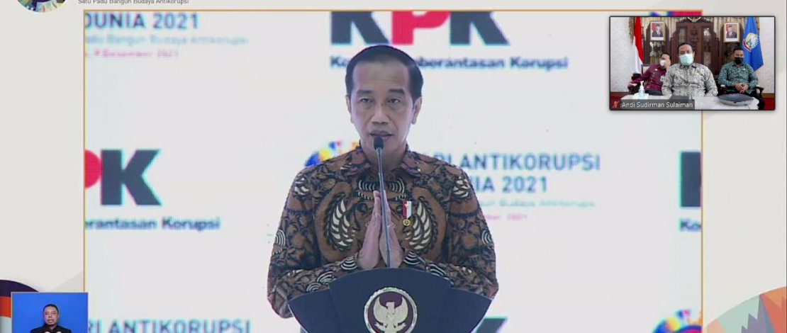 Dihadiri Jokowi, Plt Gubernur Sulsel Andi Sudirman Sulaiman Ikuti Virtual Hakordia 2021