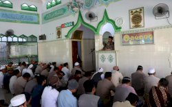 Safari Jumat di Masjid Babuttaqwa, Kapolres Palopo Ajak Masyarakat Jaga Toleransi