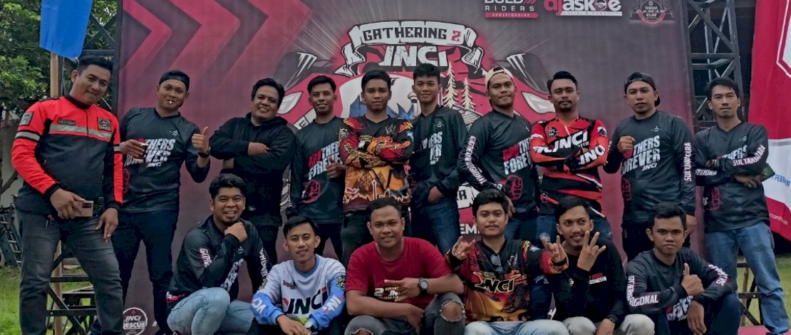 Family Ghatering YNCI Regional Sultanbatara di Kota Palopo di ramaikan ratusan Bikers dan digelar tetap mengepankan Prokes Covid-19.