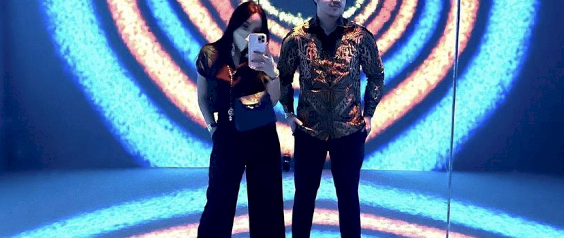 Potret Salmafina dan Kekasih Barunya diunggah dilaman instagramnya, Senin (14/12/2021).