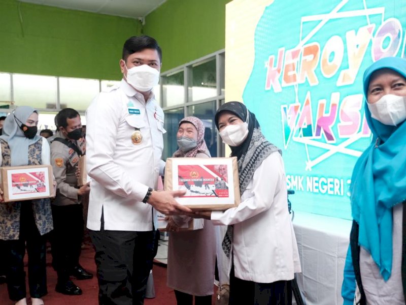 Pemkab Gowa Optimis Capai 70 Persen Tervaksin di Akhir Desember