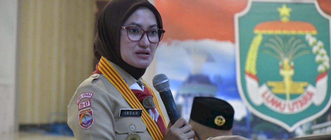 Ketua Kwarcab Gerakan Pramuka Luwu Utara Indah Putri Indriani