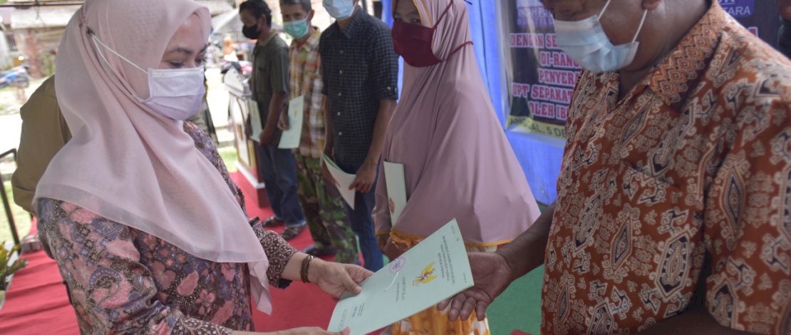 172 Bidang Tanah di Desa Sepakat Masamba Kini Bersertifikat