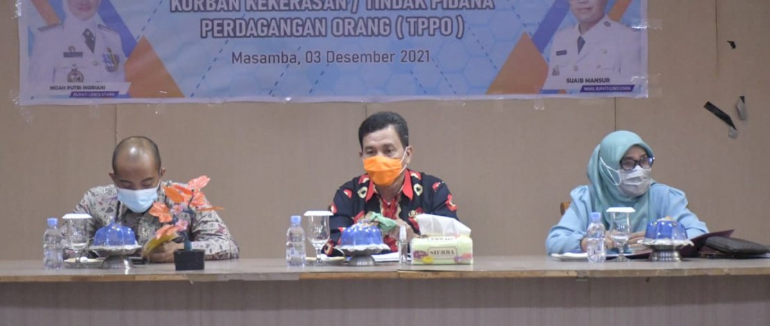 Dinas P3AP2KB  Luwu Utara Rancang SOP Penanganan Korban Kekerasan Perempuan dan Anak