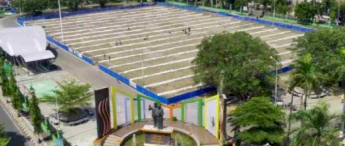 Taufan Pawe Beberkan Progres Rehabilitasi Lapangan Andi Makkasau