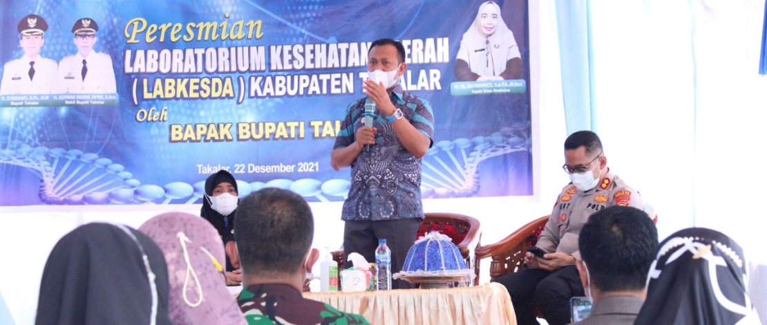Beri Pelayanan Kesehatan Prima, Bupati Takalar Resmikan Labkesda Takalar