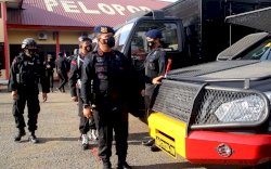 Siap Amankan Nataru 2022, Brimob Bone Siagakan Seluruh Personel