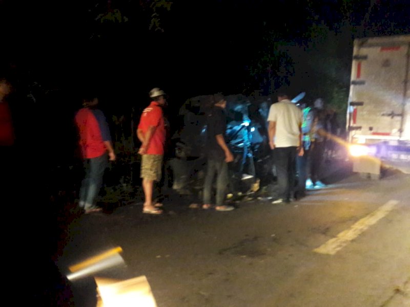 Mobil Pickup Oleng dan Tabrak Pohon Asam, Korban Laka Tunggal di Jeneponto Bertambah