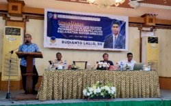 Ketua DPRD Makassar Rudianto Lallo Sosialisasi Perda Pembentukan Kepulauan Kecamatan Sangkarrang