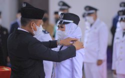 Bupati Takalar Lantik 22 Kades Terpilih Periode 2021-2027