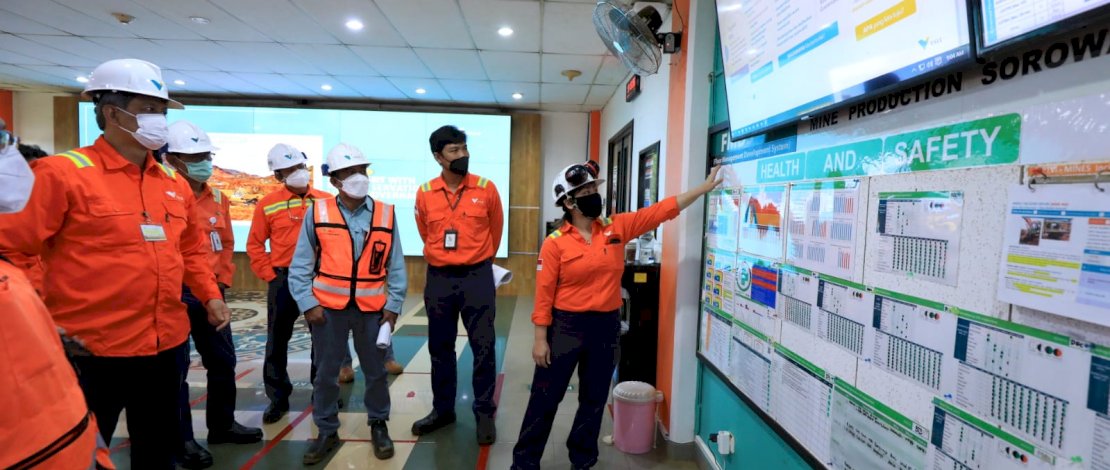 Kunjungan Komut MIND ID ke Kantor PT Vale Indonesia di Sorowako, Luwu Timur, Sulawesi Selatan. 