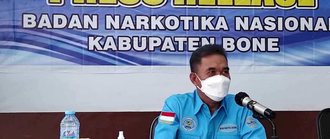 Kepala BNNK Bone AKBP Ismail Husain.