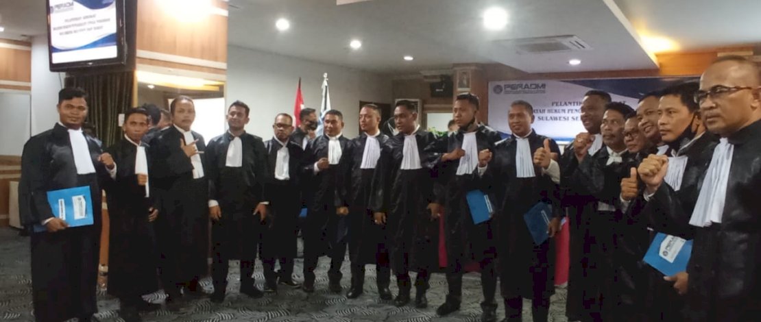 30 Orang Advokat Peradmi di Lantik, Selanjutnya Akan di Sumpah di Pengadilan Tinggi Makassar 30 Orang Advokat Peradmi di Lantik, Selanjutnya Akan di Sumpah di Pengadilan Tinggi Makassar