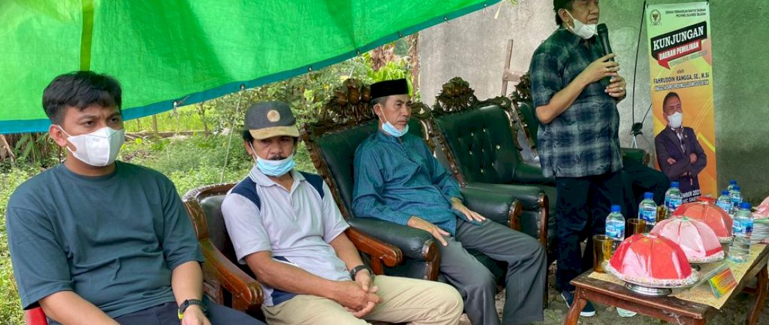 Kundapil di Takalar, Rangga Cek Bantuan Pertanian dan Perikanan