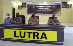 Tahun 2021 Kriminalitas di Lutra Meningkat, Kasus Narkoba Menurun