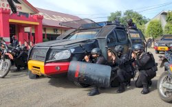 Amankan Malam Pergantian Tahun, Brimob Bone Siagakan Personel