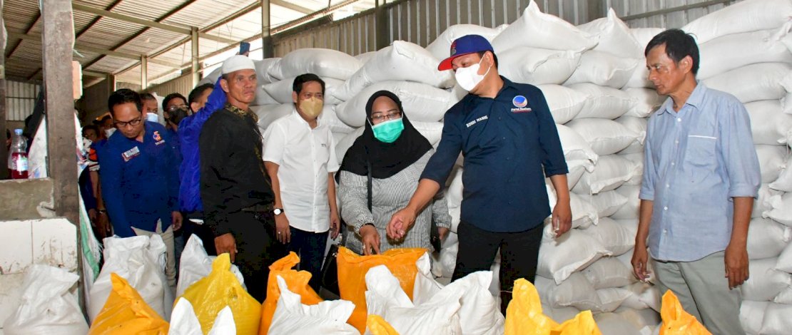 Rusdi Masse Tinjau Produksi Beras di Sidrap, Dorong Modernisasi Alat Penggilingan&nbsp;