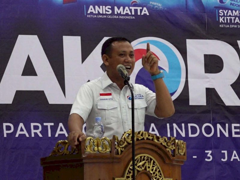 Tutup Rakorwil ke-7, Syamsari Yakin Partai Gelora Lolos Verifikasi KPU