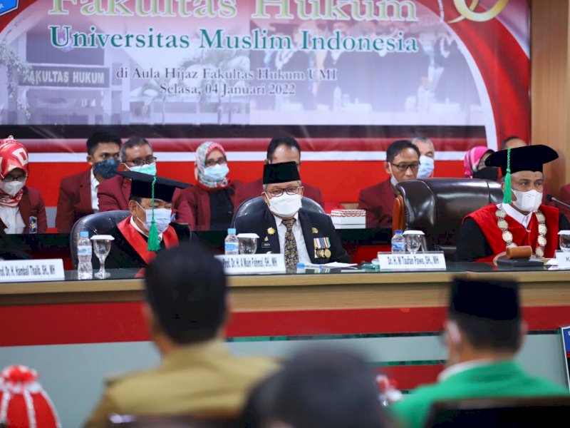 Dekan Fakutas Hukum UMI Sebut Taufan Pawe Alumni Tangguh dan Unggul