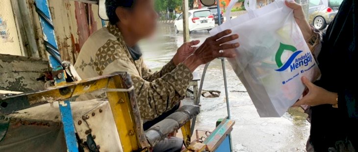 Awal Tahun, Andalan Mengaji&nbsp;Berbagi&nbsp;Paket Sembako