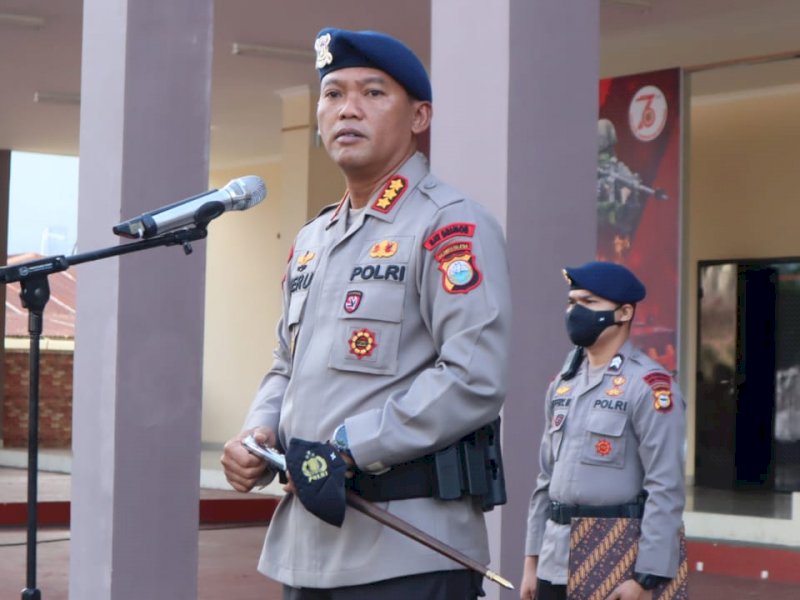 Pimpin Apel Perdana, Ini yang Disampaikan Dansat Brimob Baru