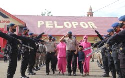 Brimob Bone Kembali Lepas 6 Personel Mutasi Tugas Umum