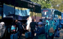 Alhamdulillah, 419 Jamaah Ibadah Umrah Hari Ini Diberangkatkan 