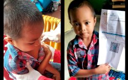 Tak Takut Divaksin, Siswa Kelas 1 SD di Lutra Banjir Pujian 