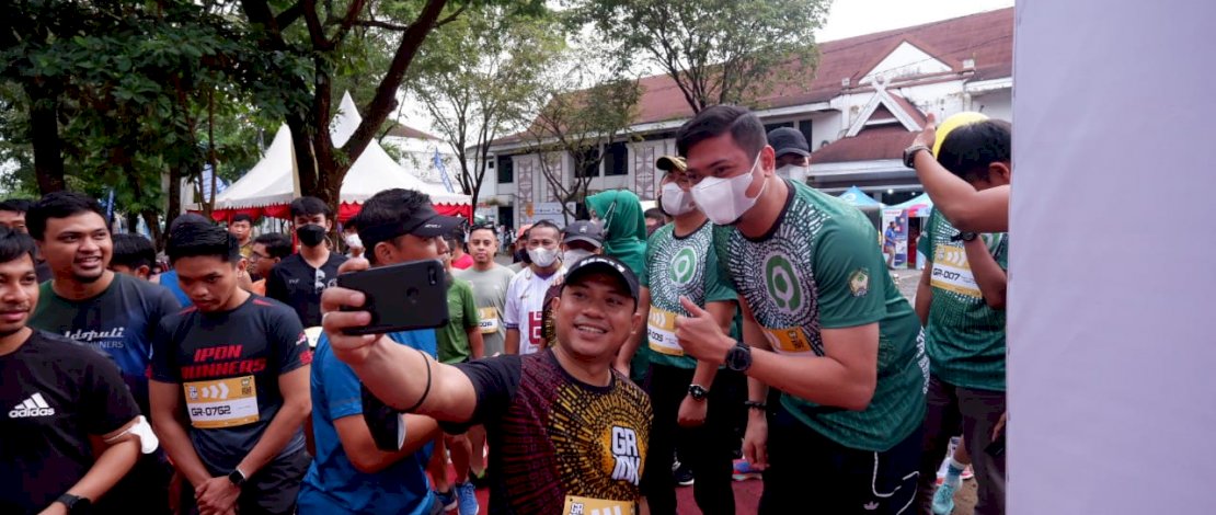 Bupati Adnan Lepas 1.200 Pelari Gowa Run 10K 2022