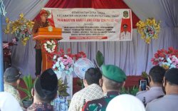 Bupati Luwu Timur Paparkan Program Prioritas Daerah di Syukuran Desa Taripa